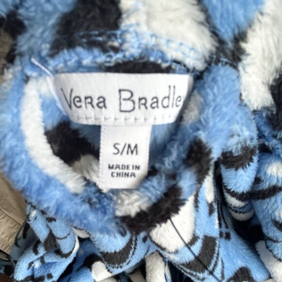 Vera Bradley Robe, Blue Robe, Women's Size S/M, Penguin Robe, Fleece Robe, - Picture 5 of 7